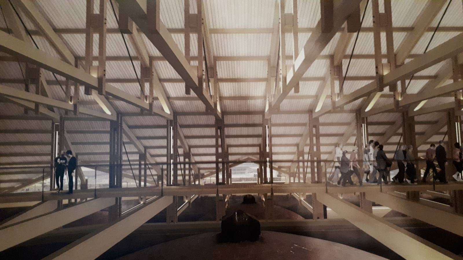 El Obispado ha dado a conocer este viernes el proyecto de cubierta a dos aguas elaborado para la Catedral por el arquitecto Juan Manuel Sánchez La Chica y su socio Adolfo de la Torre Prieto. La actuación sigue el esquema del tejado a dos aguas que dejó dibujado Ventura Rodríguez en el siglo XVIII. Esta cubierta permite mantener la visita turística tanto por su interior como por su exterior y se ha analizado al detalle el sistema de evacuación de aguas