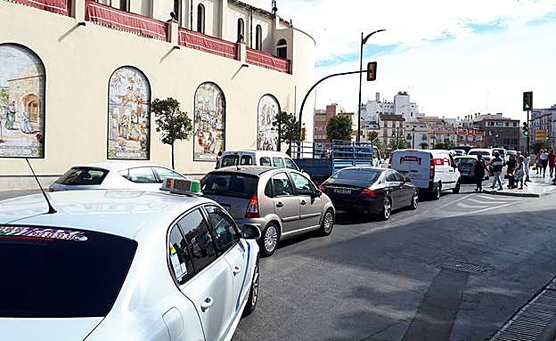 Tráfico lento registrado en la zona.
