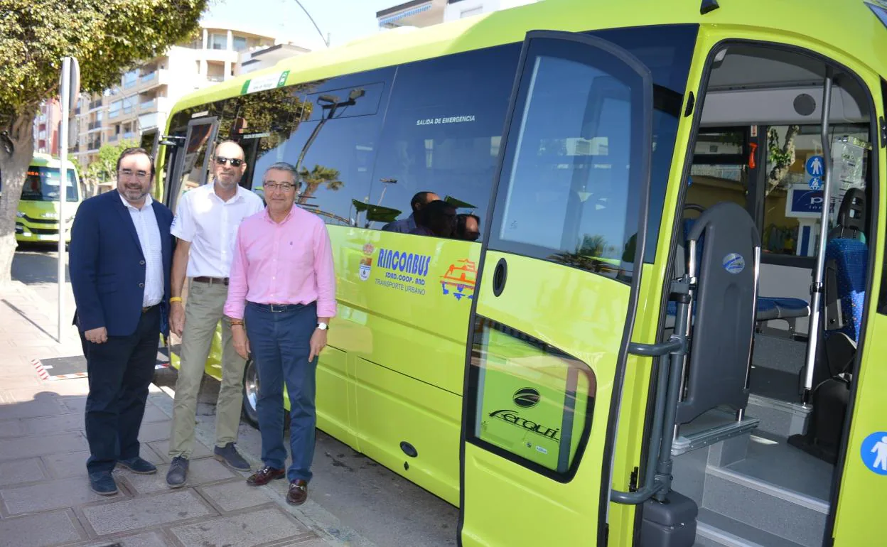 Imagen de archivo de la presentación de un nuevo autobús de Rincónbus. 