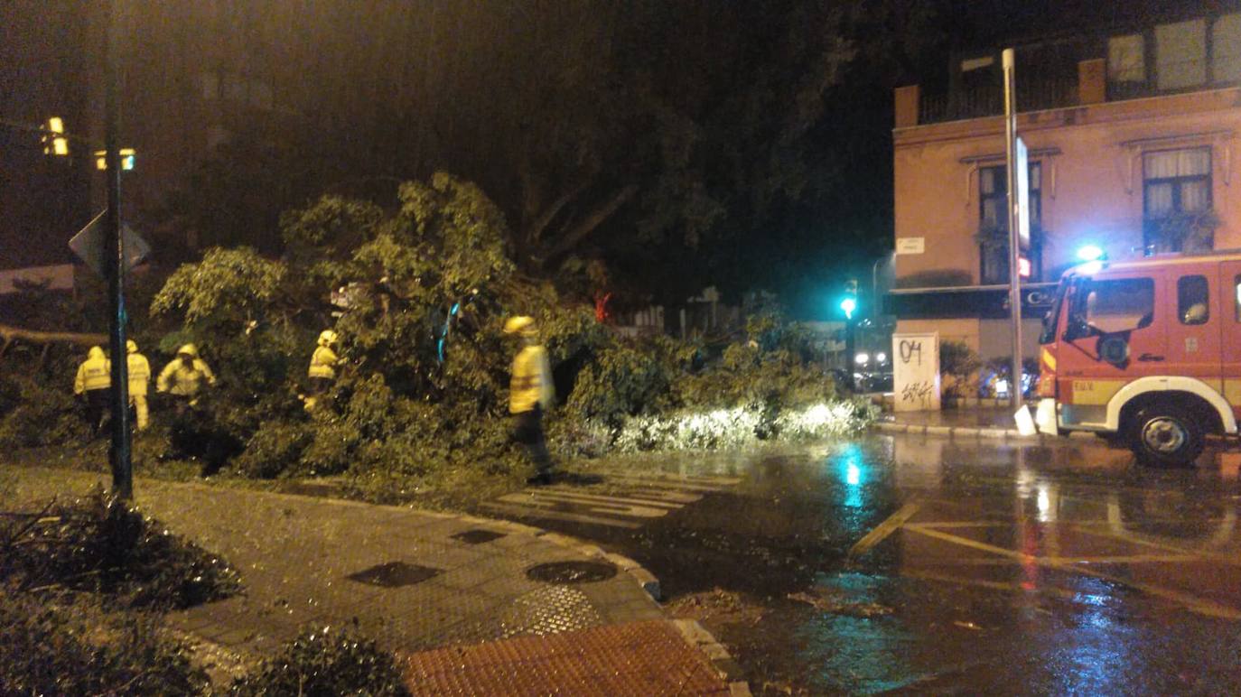 Fotos: Los efectos de la tromba de agua en Málaga, en imágenes