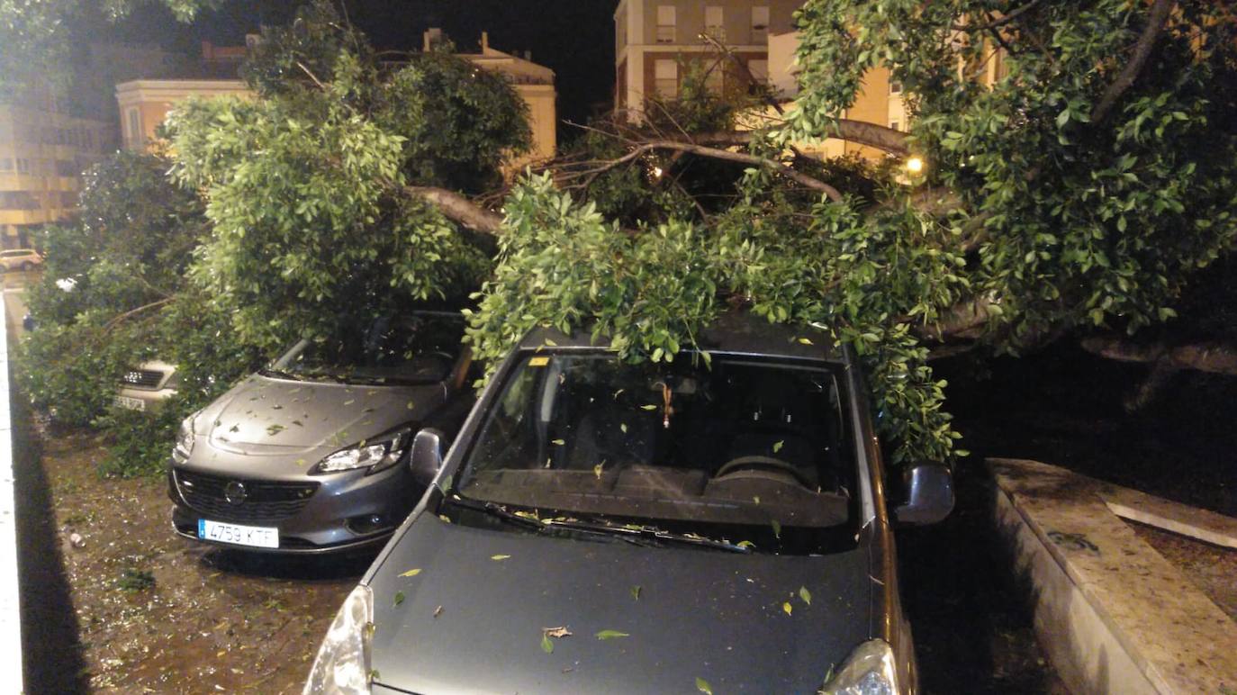 Fotos: Los efectos de la tromba de agua en Málaga, en imágenes