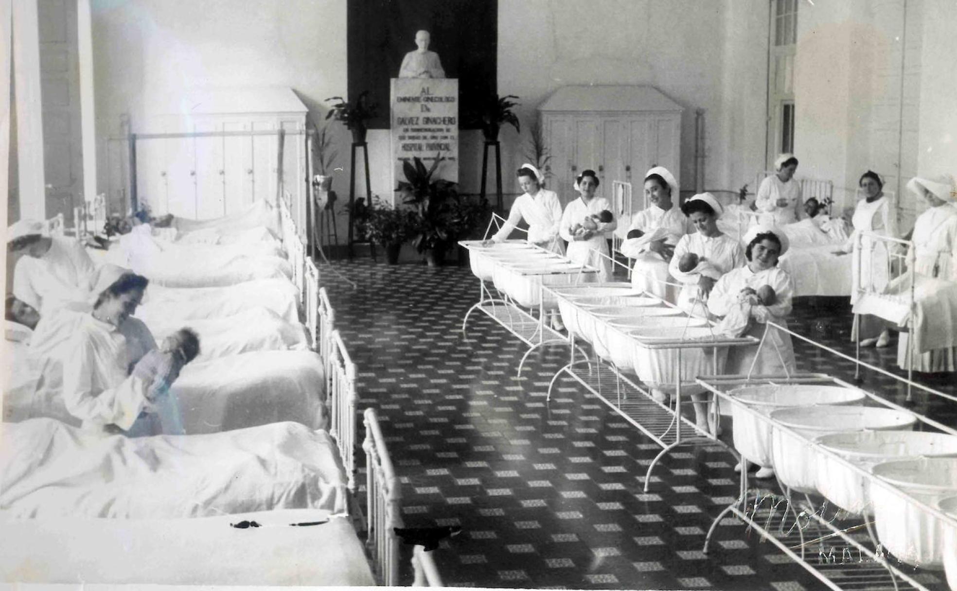 Sala de maternidad del Hospital Civil Provincial San Juan de Dios, donde nació la 'Niña de la Ciencia'