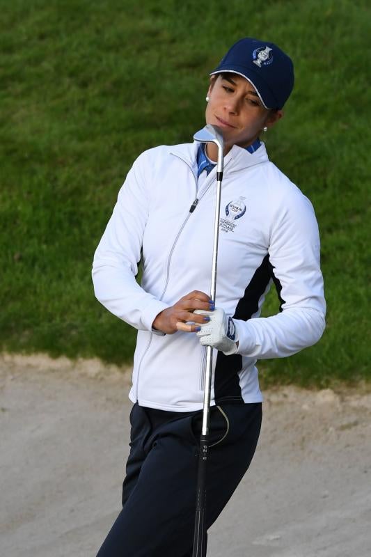 La malagueña y Carlota Ciganda contribuyeron de buena forma al triunfo de Europa