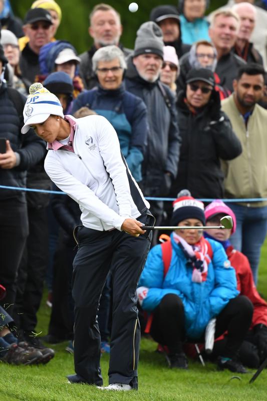 La malagueña y Carlota Ciganda contribuyeron de buena forma al triunfo de Europa