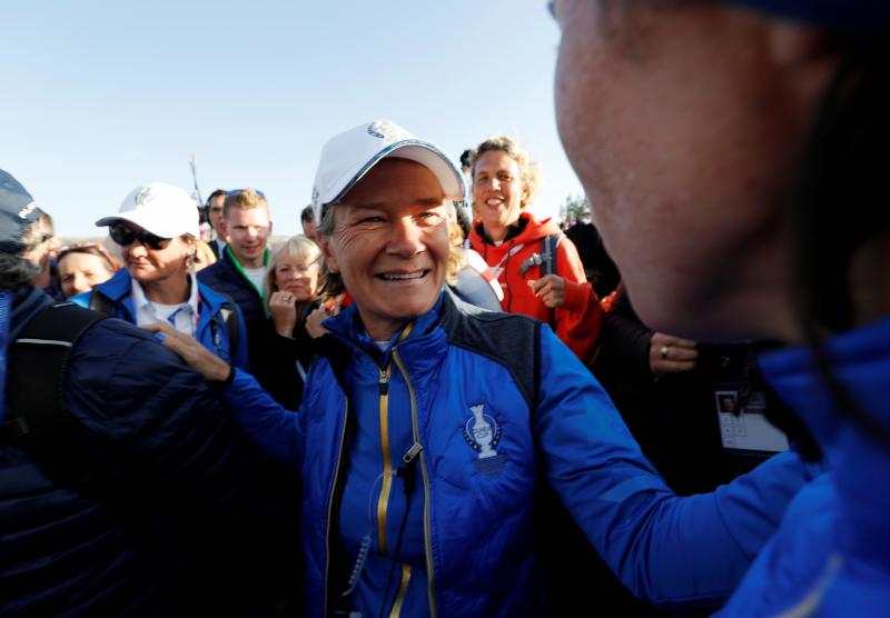 La malagueña y Carlota Ciganda contribuyeron de buena forma al triunfo de Europa