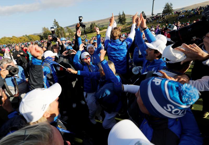 La malagueña y Carlota Ciganda contribuyeron de buena forma al triunfo de Europa