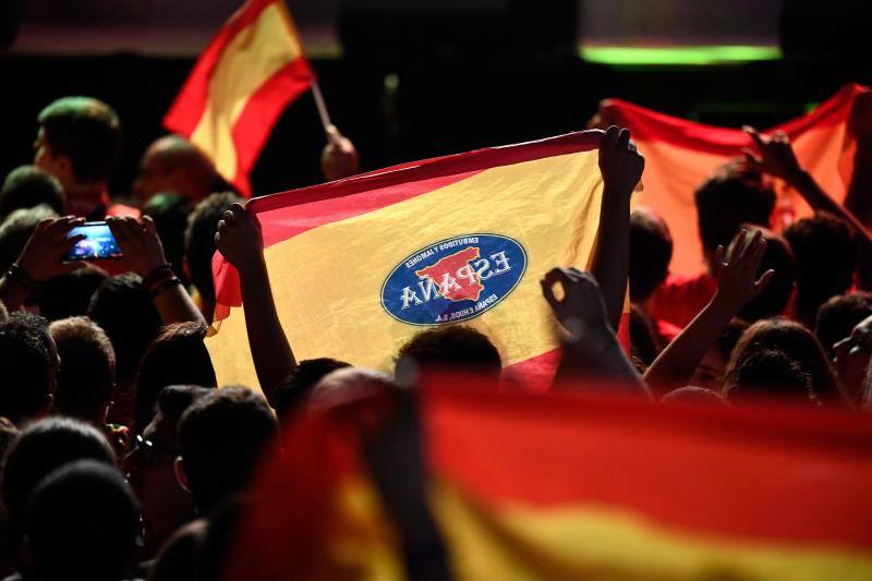 La selección española de baloncesto celebró en Madrid y por todo lo alto la segunda corona mundial de su historia