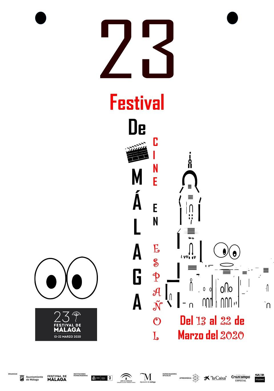 Hasta el 11 de octubre está abierta la votación popular para elegir los carteles finalistas que optarán, junto con las alternativas seleccionadas por el jurado, al cartel oficial del 23 Festival de Cine de Málaga. Las votaciones puede realizarse en la página web del certamen https://festivaldemalaga.com/concurso-carteles-23-edicion/carteles-a-concurso/pagina1