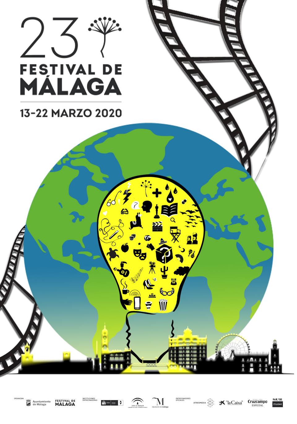 Hasta el 11 de octubre está abierta la votación popular para elegir los carteles finalistas que optarán, junto con las alternativas seleccionadas por el jurado, al cartel oficial del 23 Festival de Cine de Málaga. Las votaciones puede realizarse en la página web del certamen https://festivaldemalaga.com/concurso-carteles-23-edicion/carteles-a-concurso/pagina1