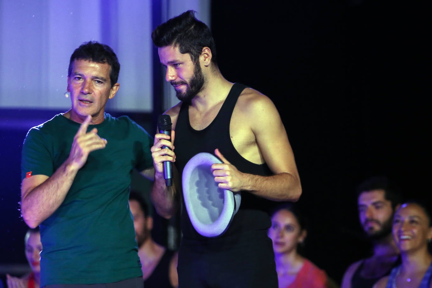 Antonio Banderas desvela todos los detalles de 'A Chorus Line' en Málaga.