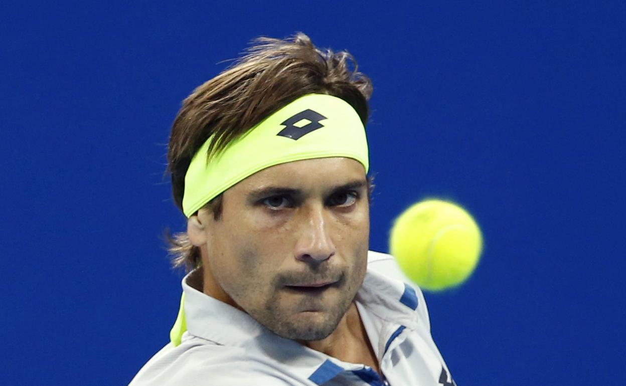 David Ferrer, en una de sus últimas actuaciones en el circuito.