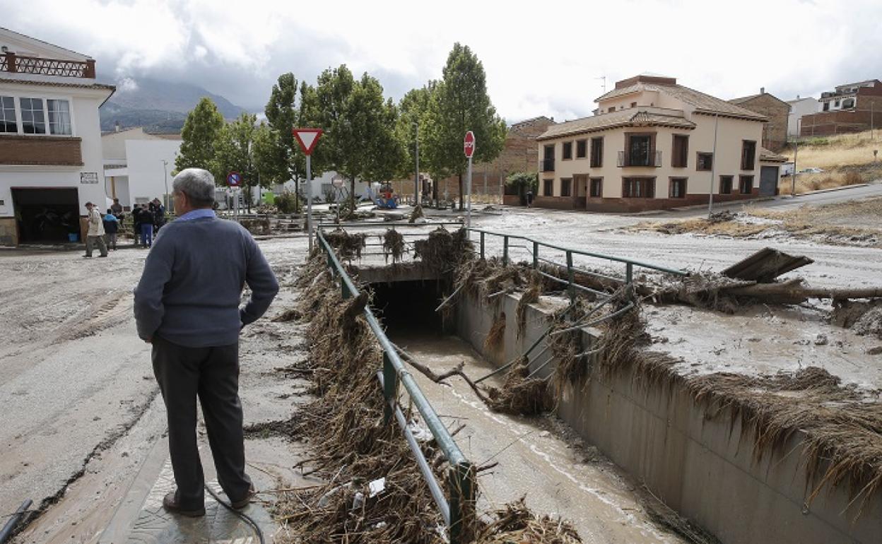 Una imagen de las últimas inundaciones en Villanueva del Trabuco. 