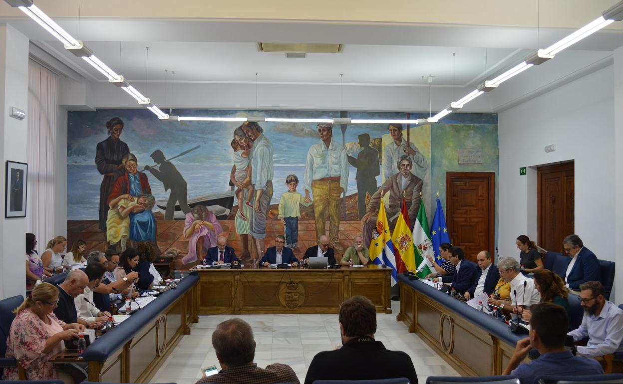 Imagen del pleno ordinario celebrado este miércoles en Rincón de la Victoria. 