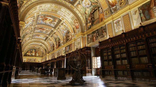 La Real Biblioteca de San Lorenzo de El Escorial.