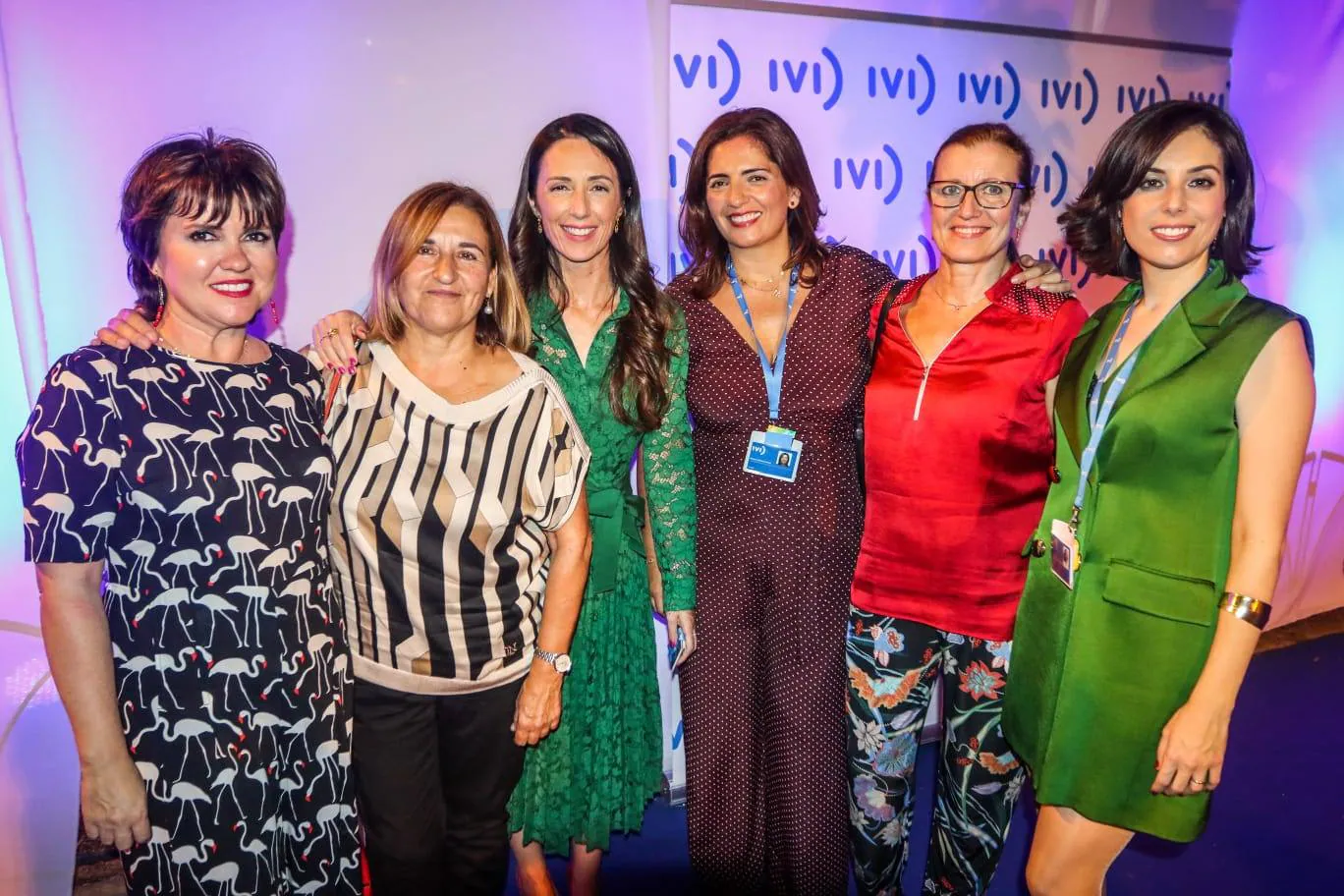 IVI Málaga inaugura nuevo espacio. En la foto, Raquel Alguacil, Ana Arostegui, Anabel Salazar, Mónica Gutiérrez, Araceli Martín de Soto y Rocío Domínguez.