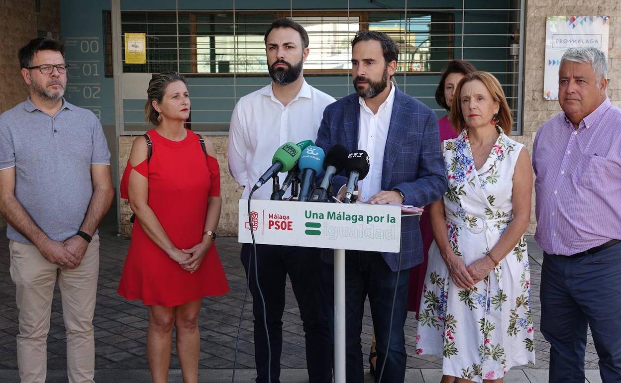 Daniel Pérez, en su comparecencia ante los medios esta mañana