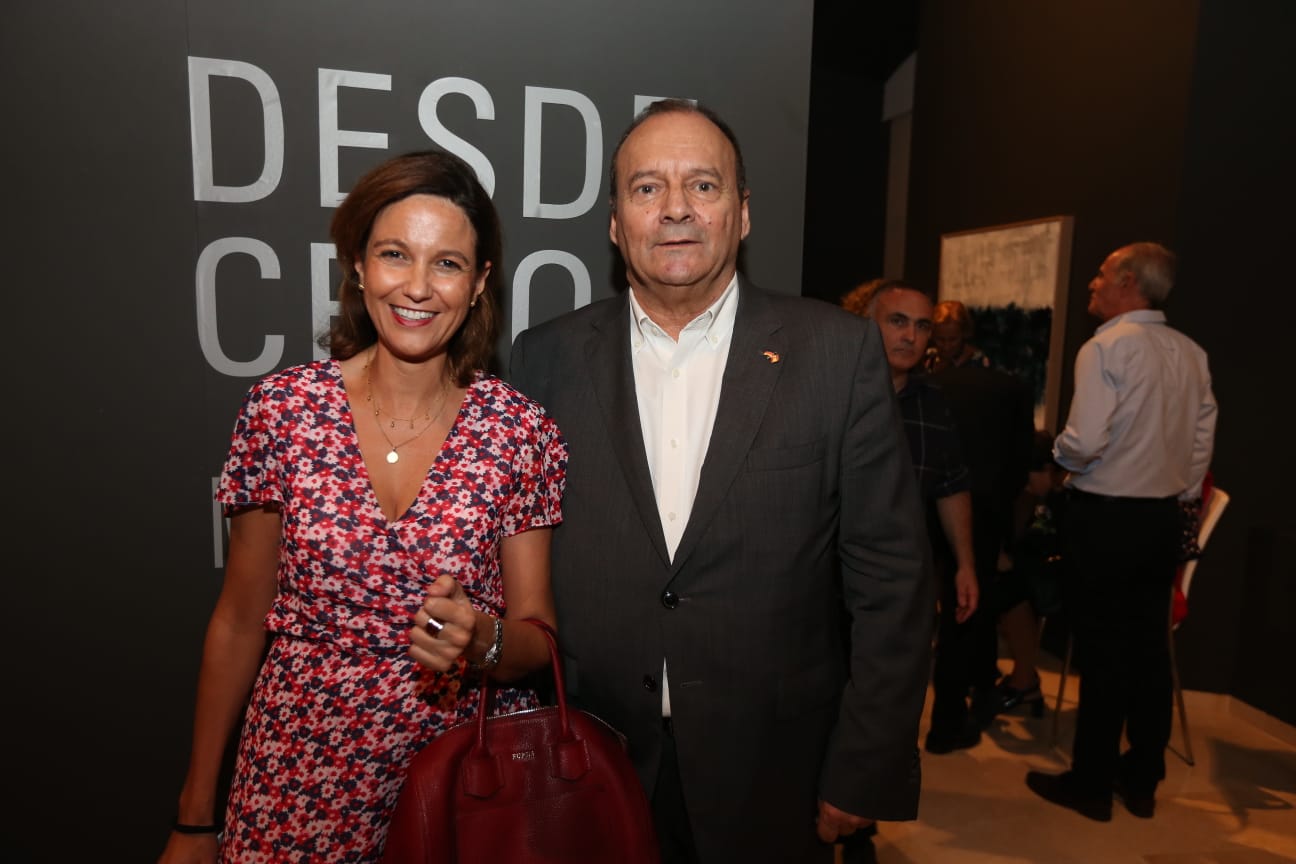 La Sala Italcable abrió sus puertas a esta su primera muestra pictórica