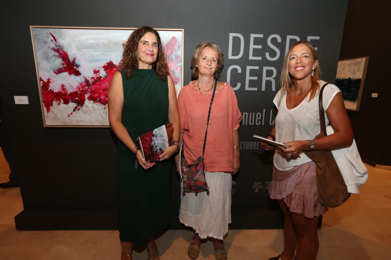 La Sala Italcable abrió sus puertas a esta su primera muestra pictórica