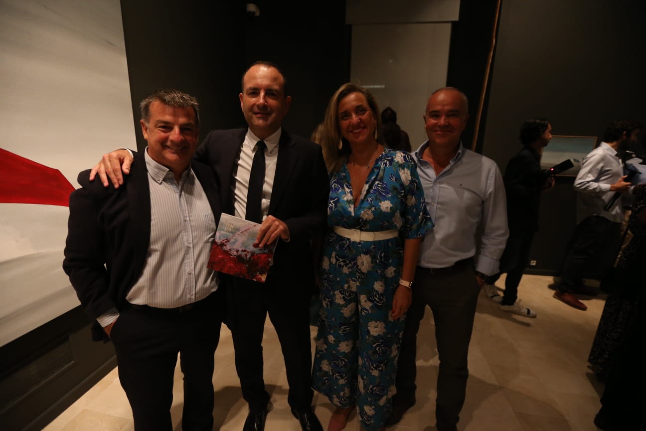 La Sala Italcable abrió sus puertas a esta su primera muestra pictórica