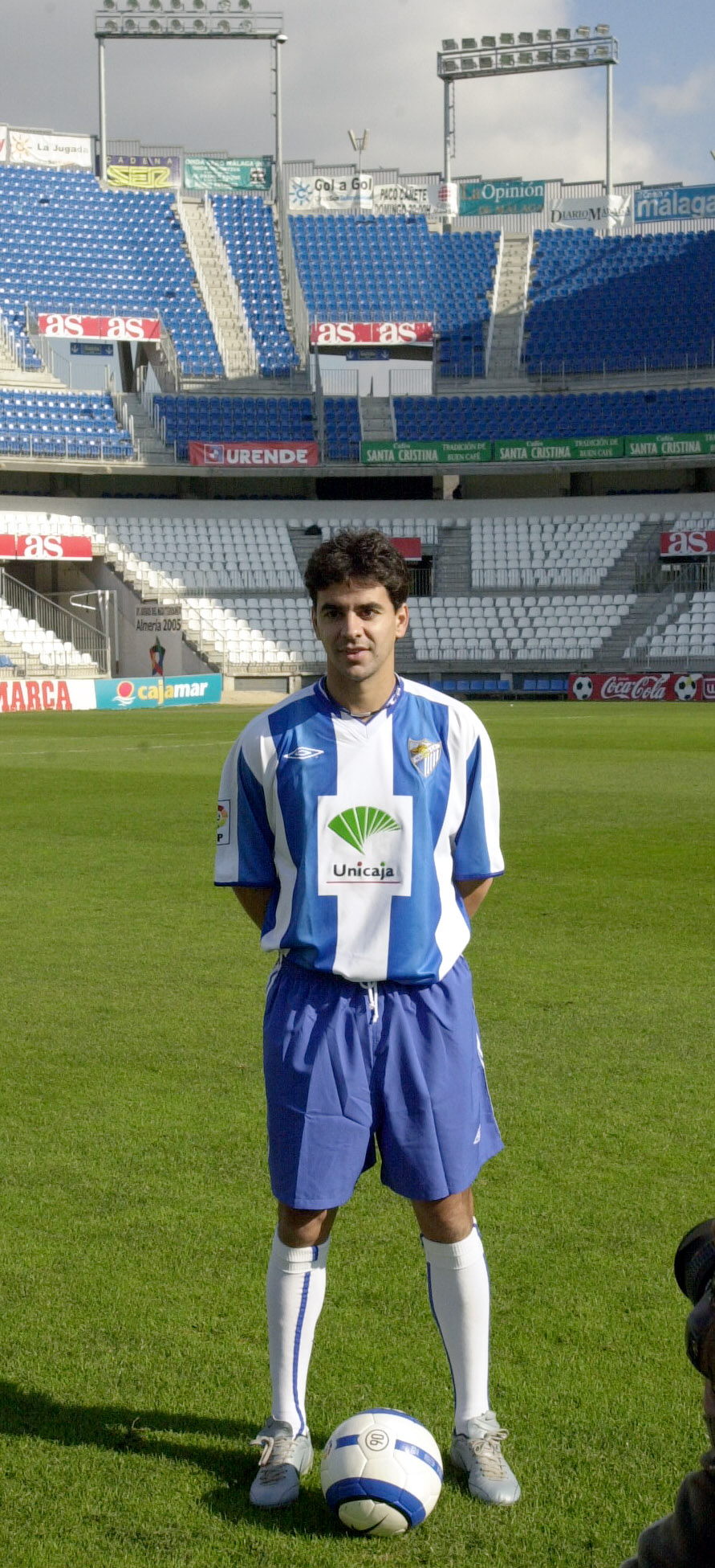 Fotos: Las fotos de cuando Míchel Sánchez, ahora entrenador del Huesca, jugó en el Málaga