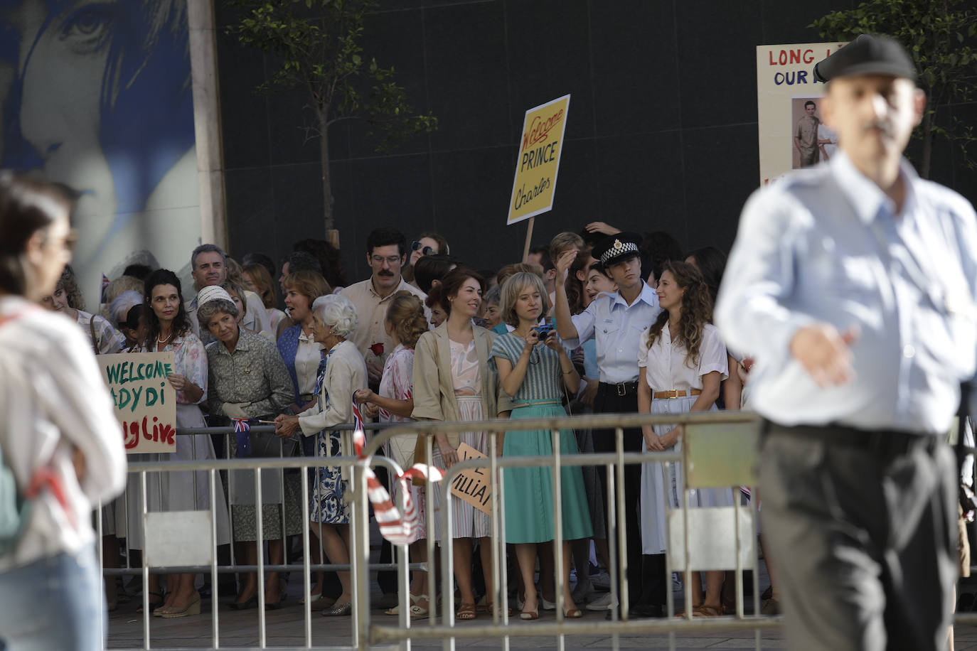 Fotos: El rodaje de &#039;The Crown&#039; por el centro de Málaga, en imágenes