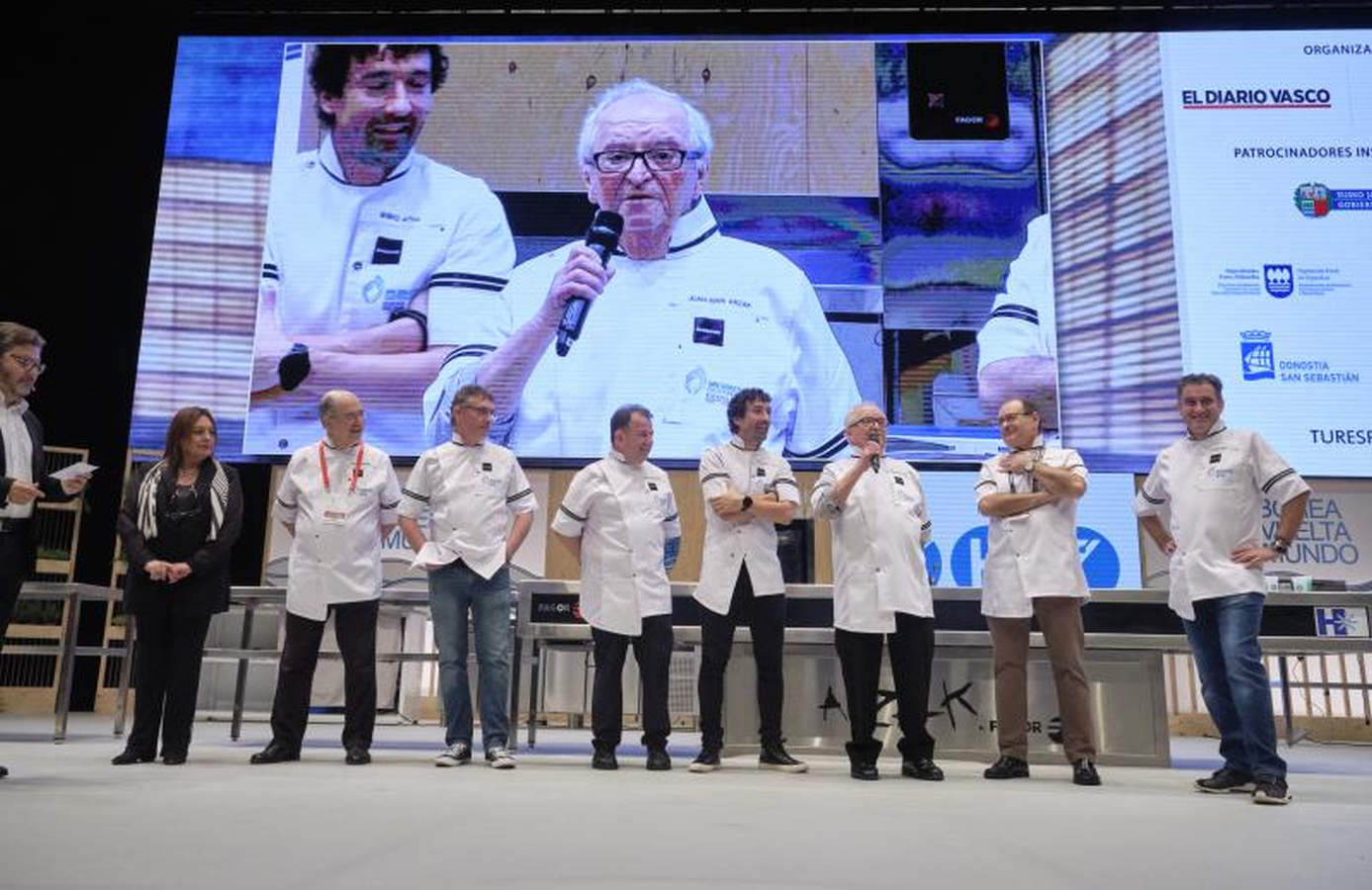 La chef catalana Carme Ruscalleda ha recibido un merecido homenaje durante la inauguración del congreso San Sebastian Gastronomika