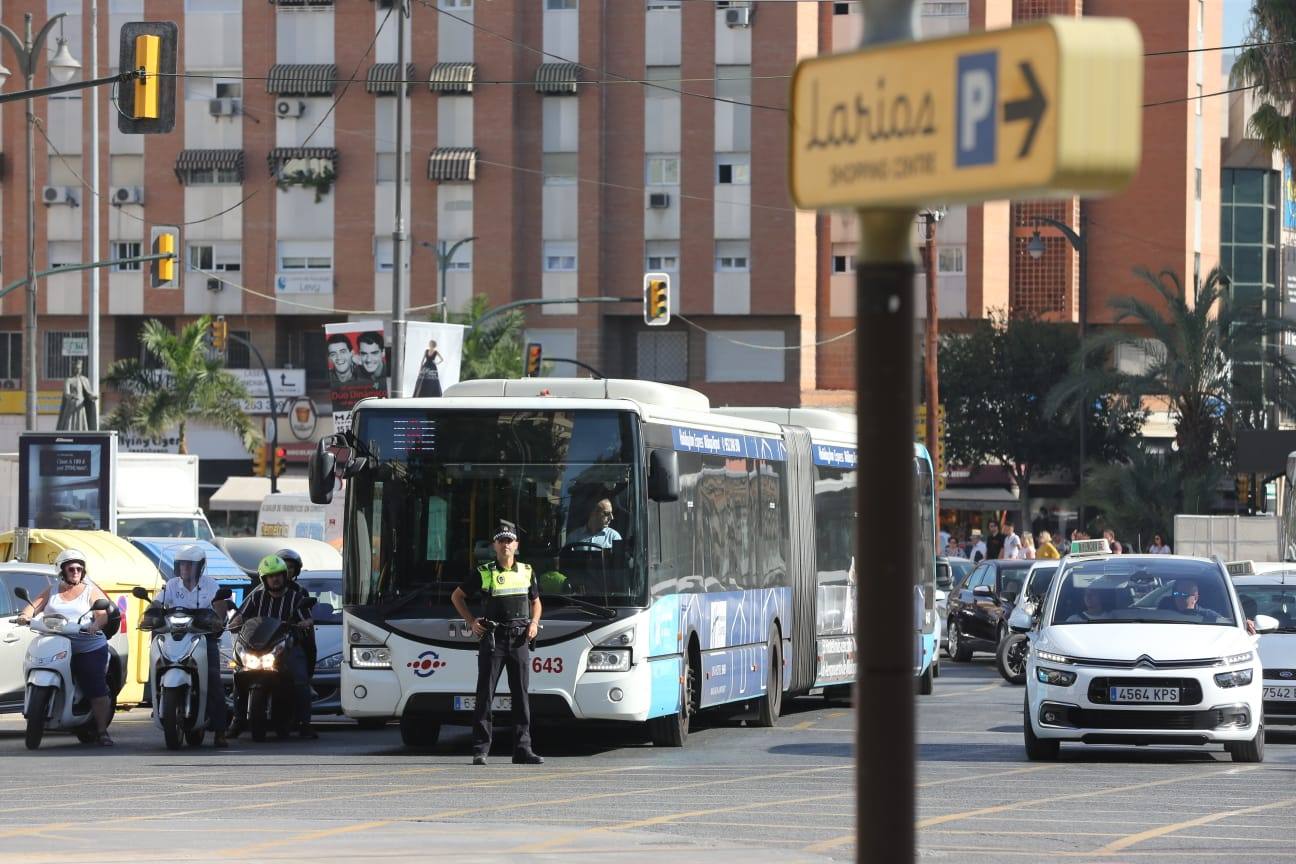 Los coches vuelven a circular en sentido sur por la Alameda de Colón