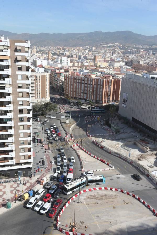 Los coches vuelven a circular en sentido sur por la Alameda de Colón