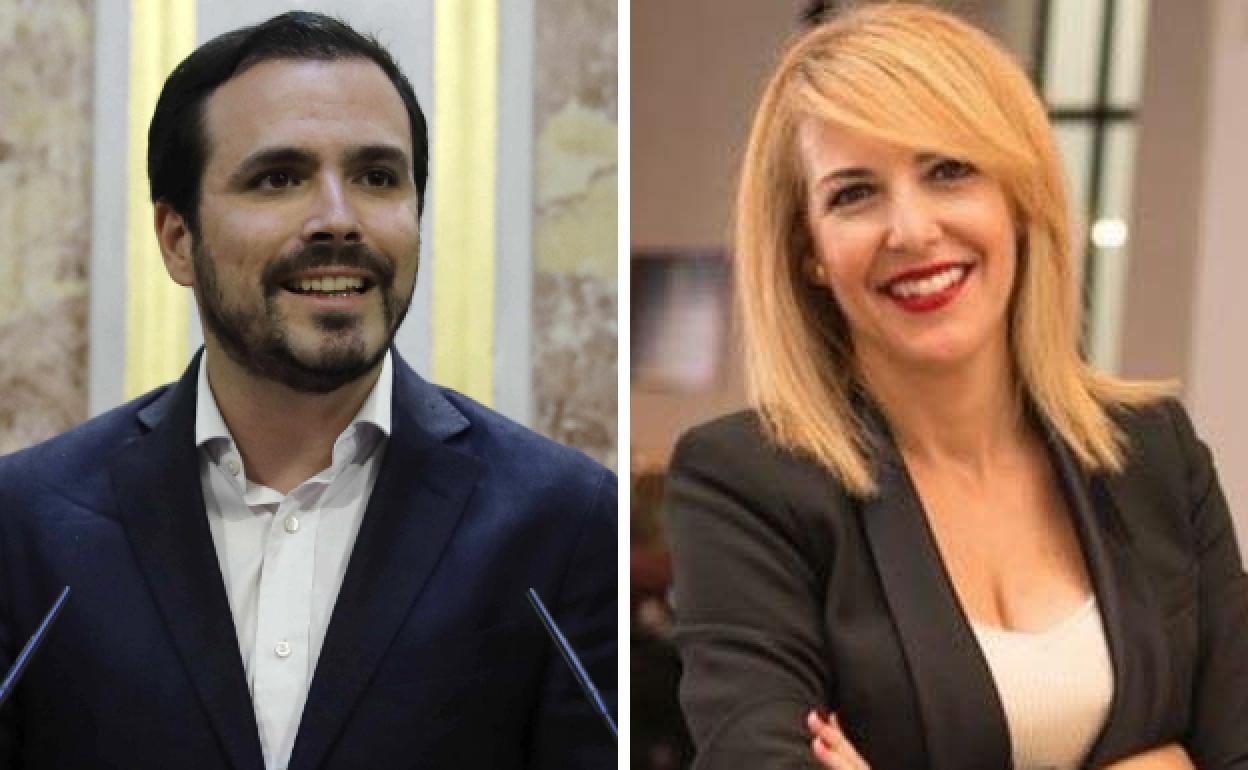 Alberto Garzón y Patricia Rueda. 