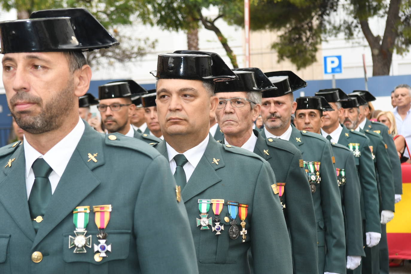 La alcaldesa, Ángeles Muñoz, asiste al acto institucional con motivo de la Festividad del Pilar. 