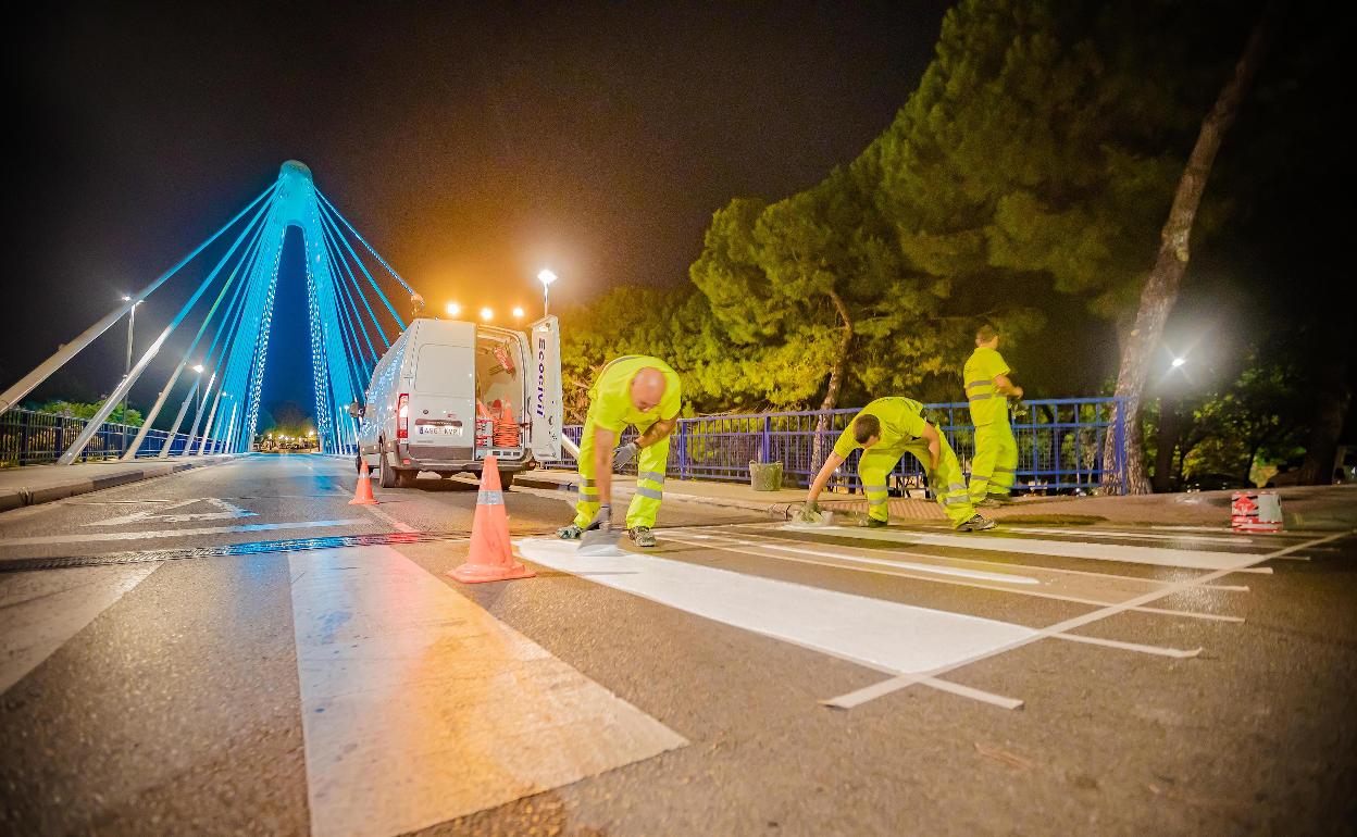 Trabajos en el entorno de la Represa. 