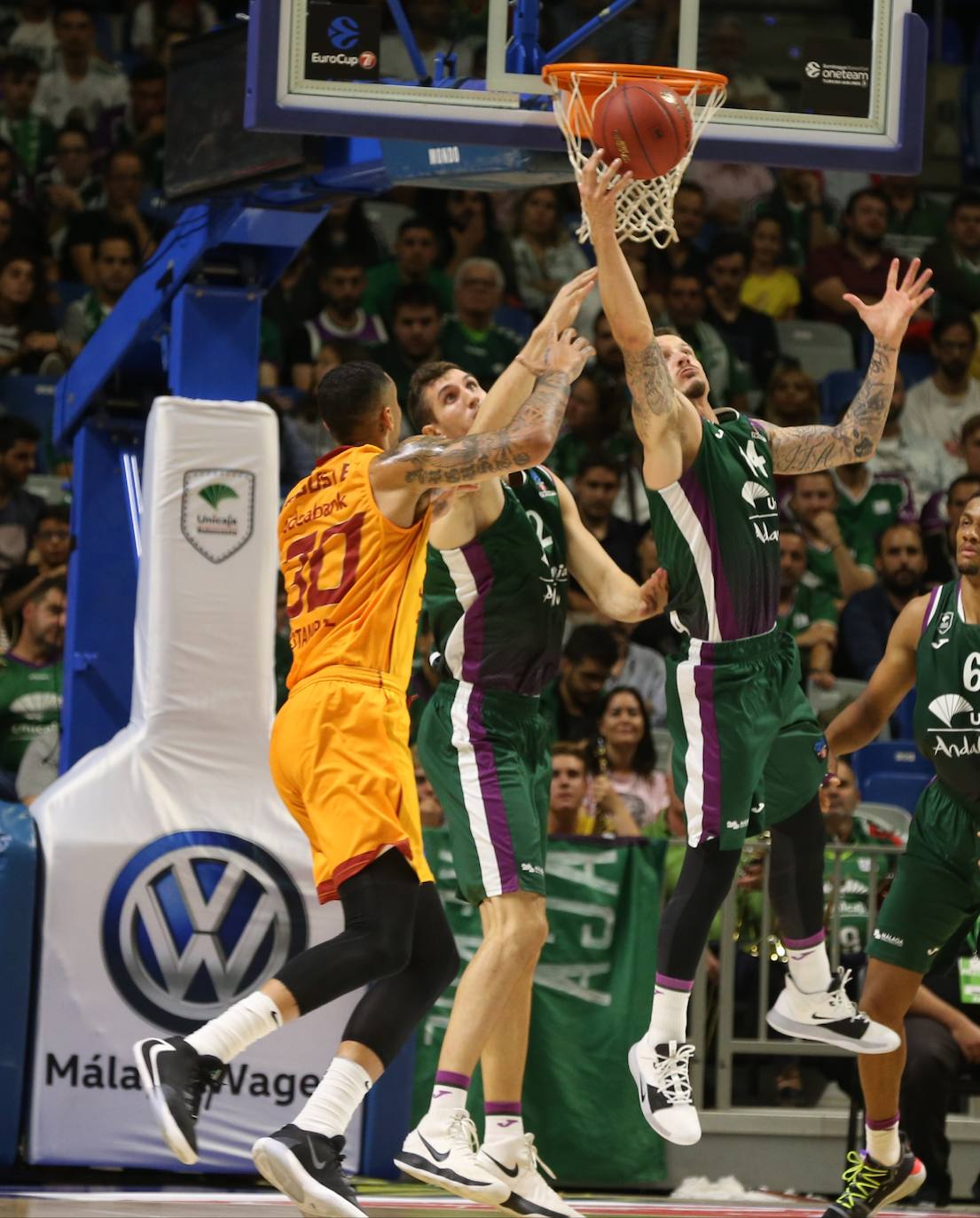 Las mejores fotos del Unicaja-Galatasaray disputado en el Palacio