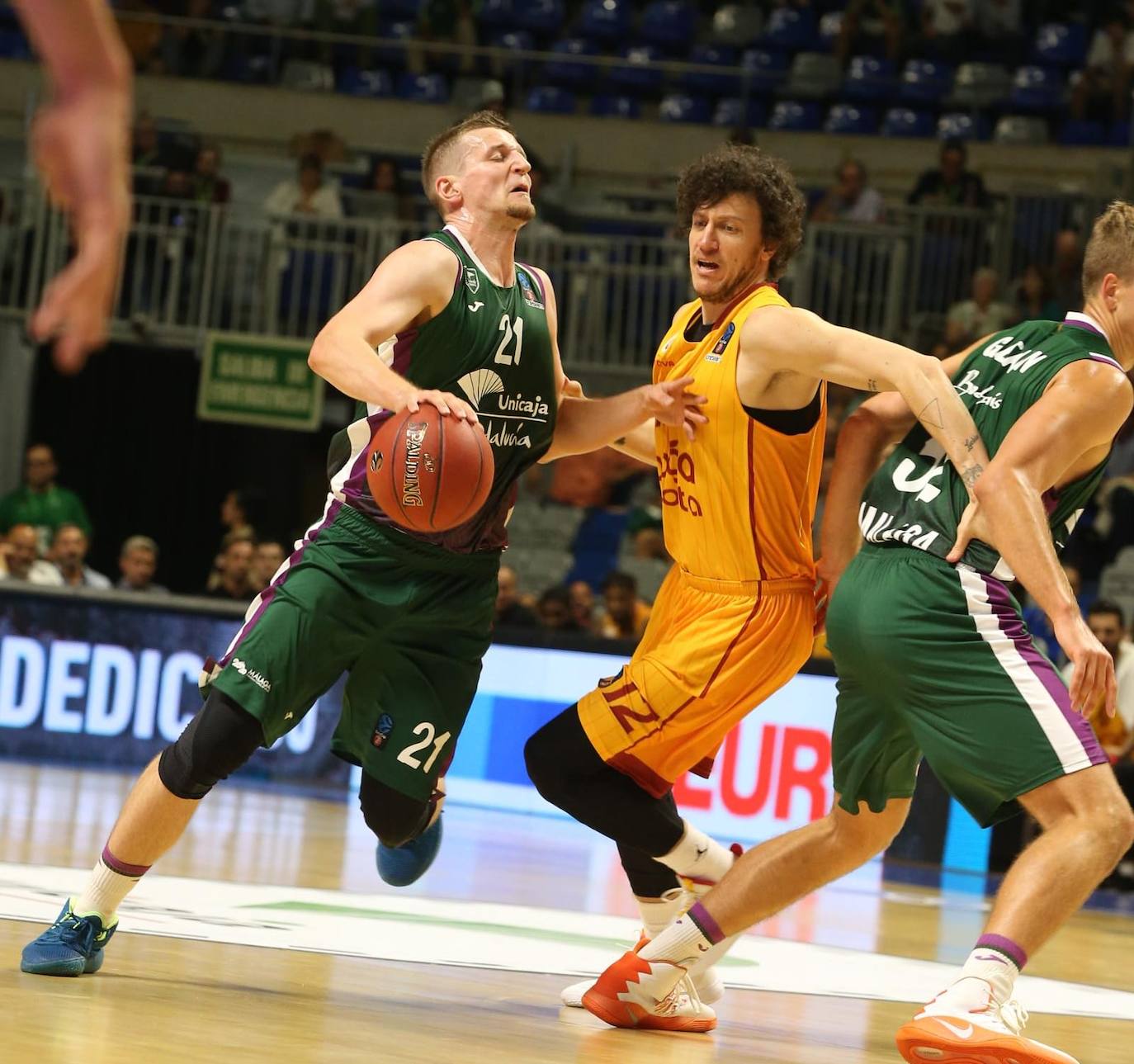 Las mejores fotos del Unicaja-Galatasaray disputado en el Palacio