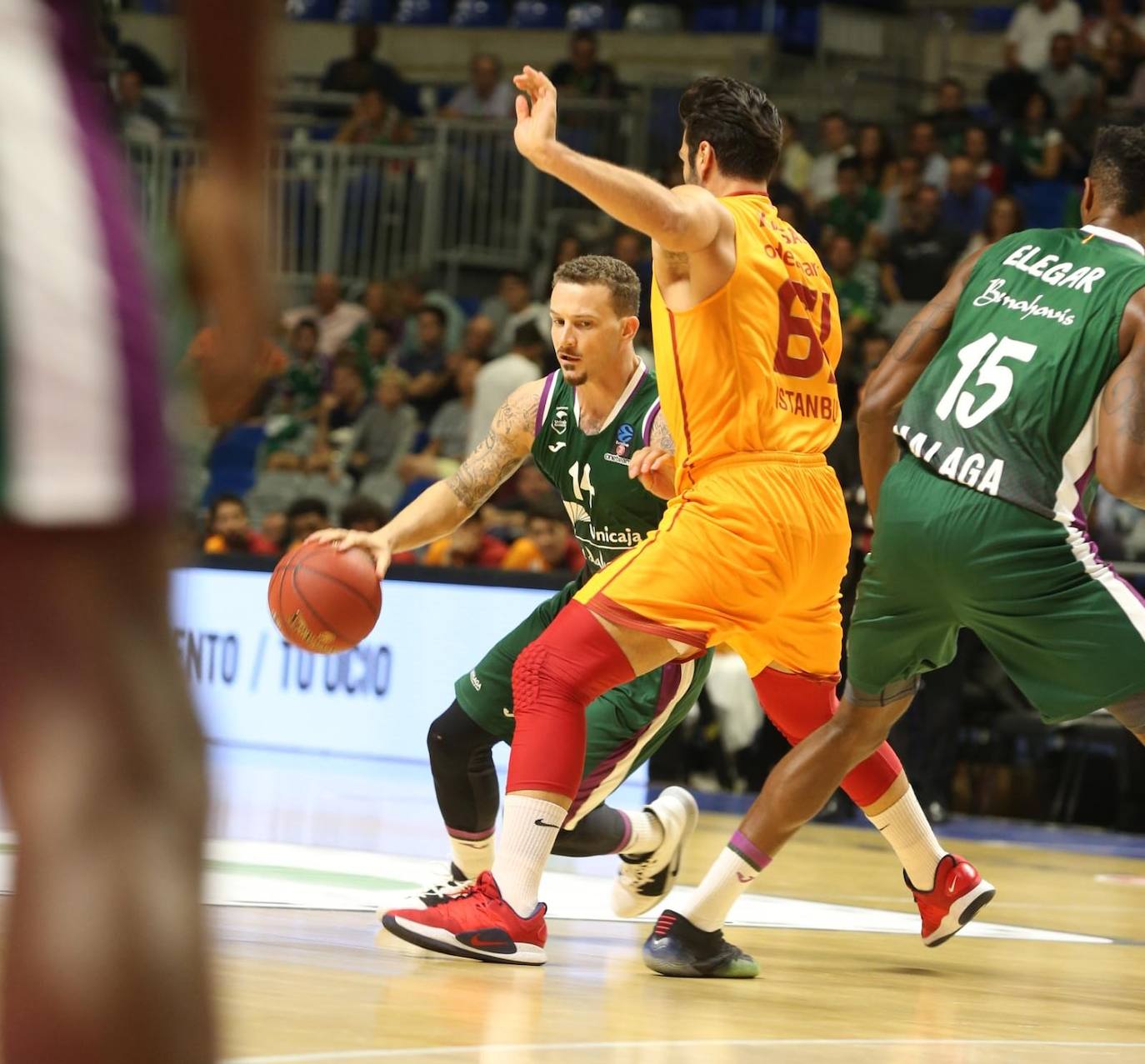 Las mejores fotos del Unicaja-Galatasaray disputado en el Palacio