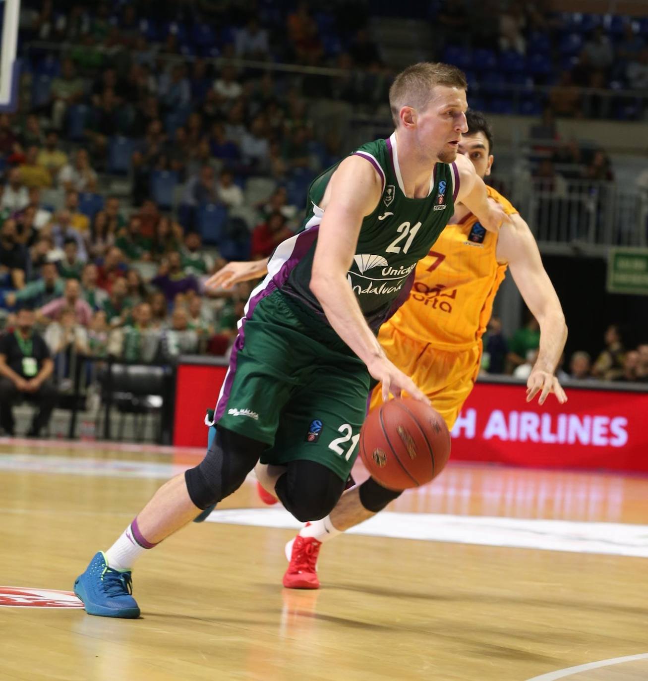 Las mejores fotos del Unicaja-Galatasaray disputado en el Palacio