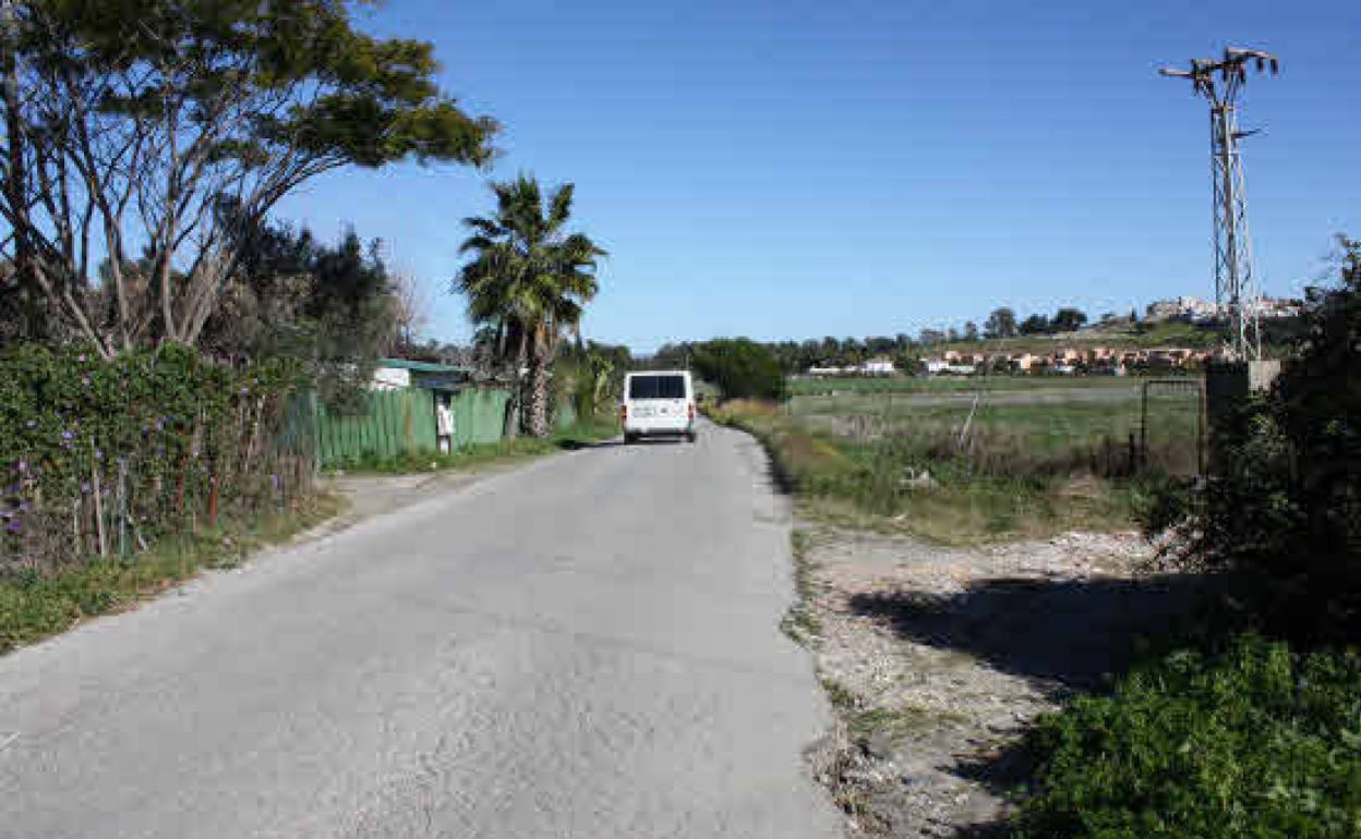 Zona del Camino de Cortés a urbanizar 