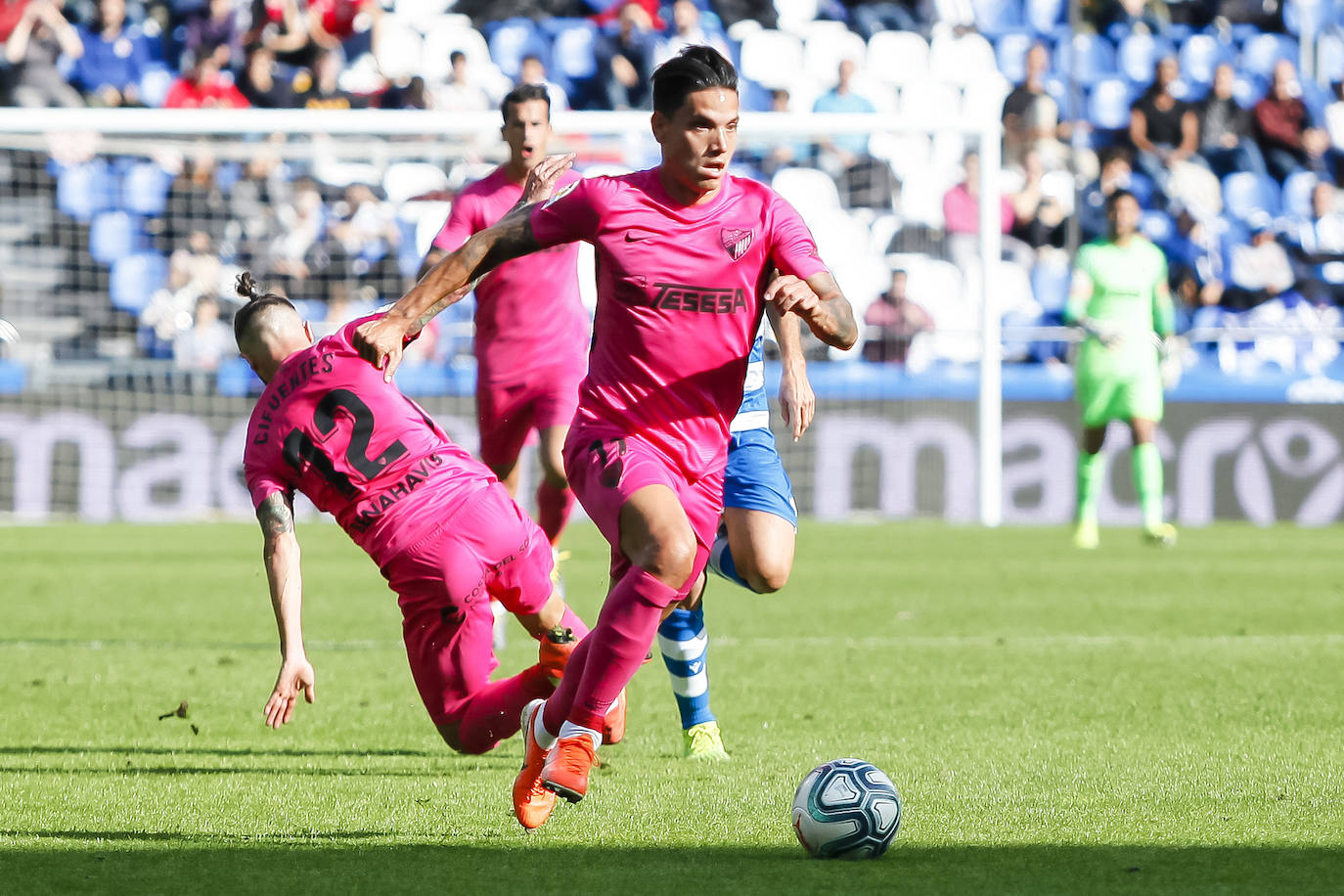 Las mejores imágenes de la victoria del Málaga en Riazor 