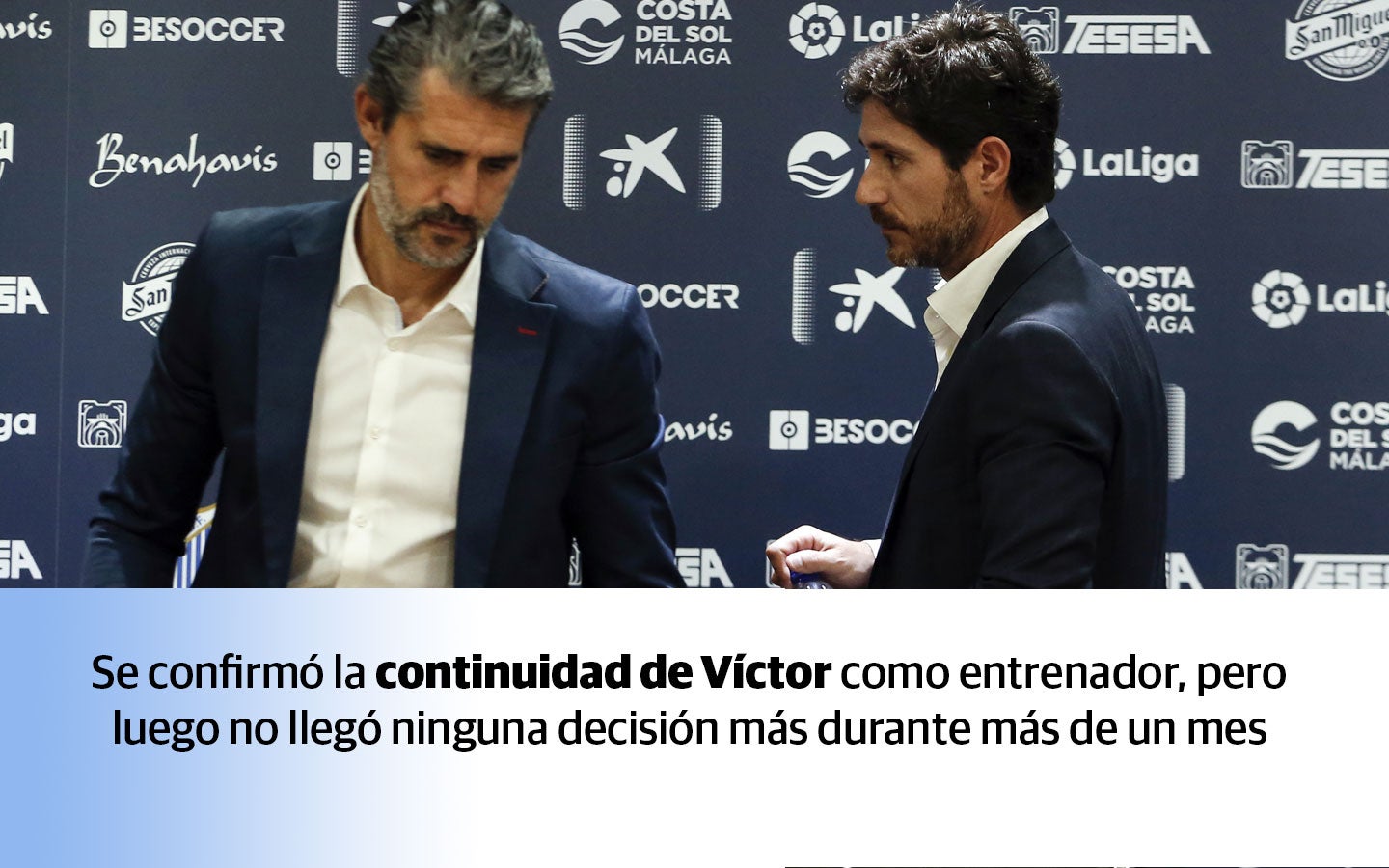 Resumen en imágenes del paso por el club blanquiazul del ya exdirector deportivo, José Luis Pérez Caminero. Fracasó en la misión de devolver al equipo a Primera y sus últimas semanas quedó al margen de las decisiones del club. Sin poder, y sin confianza del jeque, fue despedido tras la victoria del equipo ante el Deportivo.