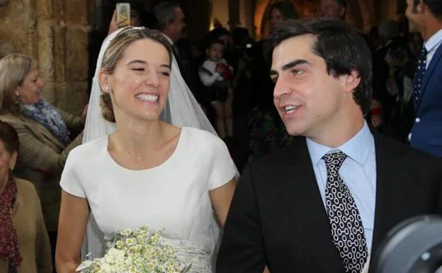 Irene Michavila con su ya marido, Ramón Lladó.