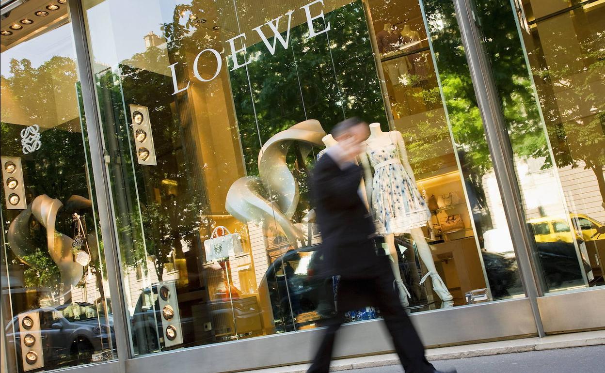 Tienda de Loewe en París.