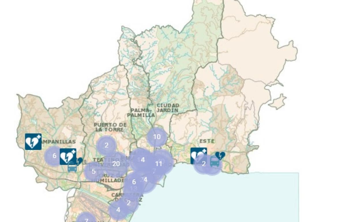 ¿Sabes dónde está el desfibrilador más cercano en Málaga?