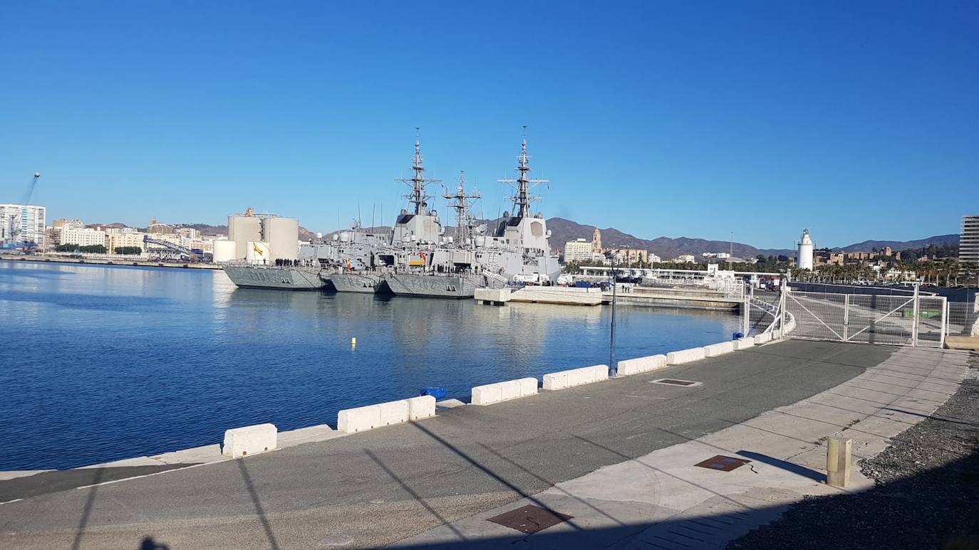 Fotos: Los buques de la Armada española &#039;Álvaro de Bazán&#039;, &#039;Almirante Juan de Borbón&#039; y &#039;Reina Sofía&#039;, al detalle