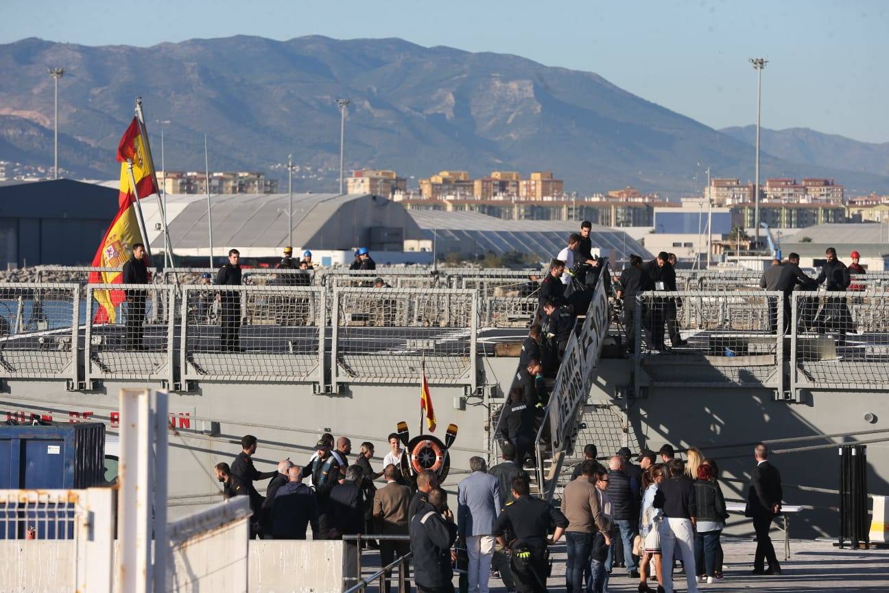 Fotos: Los buques de la Armada española &#039;Álvaro de Bazán&#039;, &#039;Almirante Juan de Borbón&#039; y &#039;Reina Sofía&#039;, al detalle