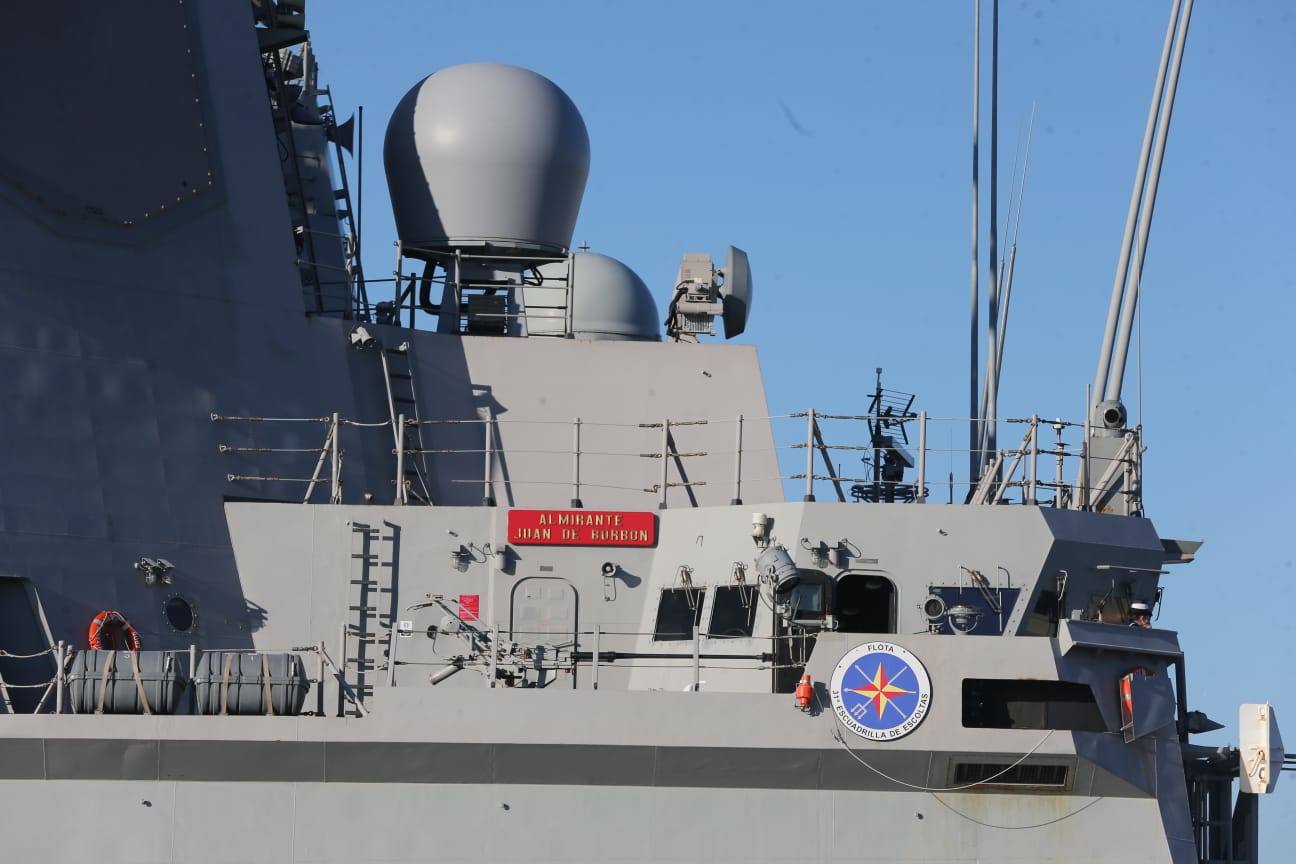 Fotos: Los buques de la Armada española &#039;Álvaro de Bazán&#039;, &#039;Almirante Juan de Borbón&#039; y &#039;Reina Sofía&#039;, al detalle