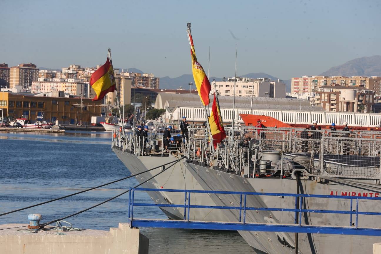 Fotos: Los buques de la Armada española &#039;Álvaro de Bazán&#039;, &#039;Almirante Juan de Borbón&#039; y &#039;Reina Sofía&#039;, al detalle