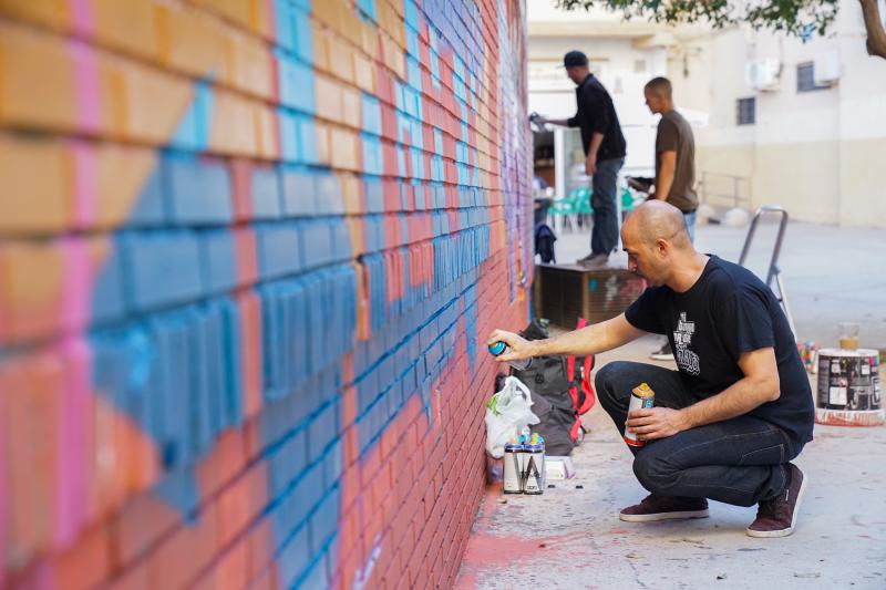 Esta iniciativa comenzó el año pasado durante 'Hiphop Meeting Málaga', impulsado por Rayka y Salvatore Apa