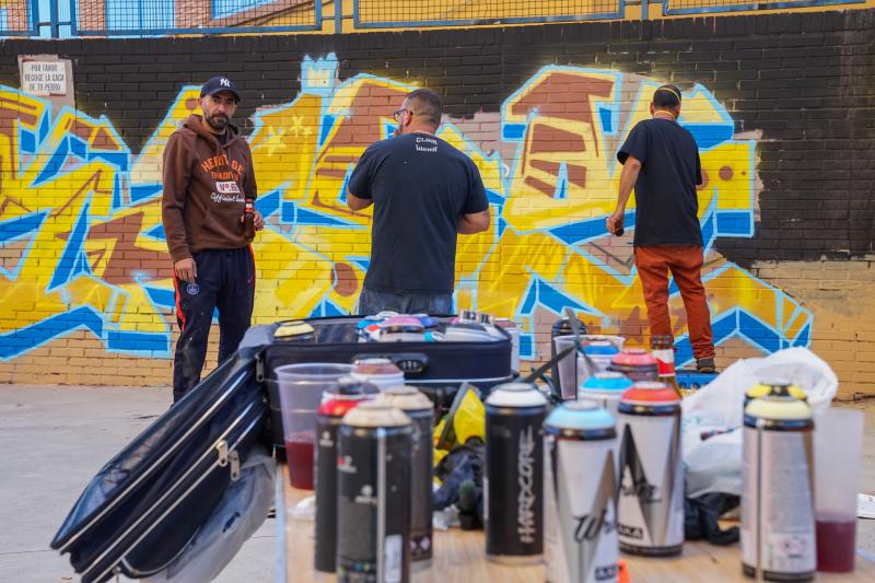 Esta iniciativa comenzó el año pasado durante 'Hiphop Meeting Málaga', impulsado por Rayka y Salvatore Apa