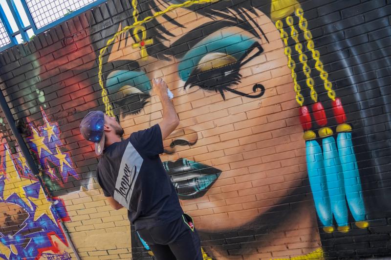 Esta iniciativa comenzó el año pasado durante 'Hiphop Meeting Málaga', impulsado por Rayka y Salvatore Apa