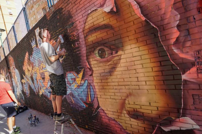 Esta iniciativa comenzó el año pasado durante 'Hiphop Meeting Málaga', impulsado por Rayka y Salvatore Apa