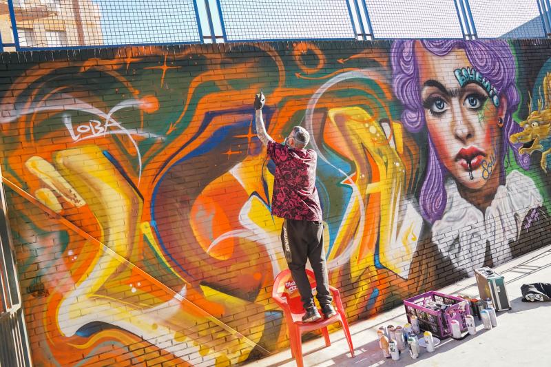 Esta iniciativa comenzó el año pasado durante 'Hiphop Meeting Málaga', impulsado por Rayka y Salvatore Apa